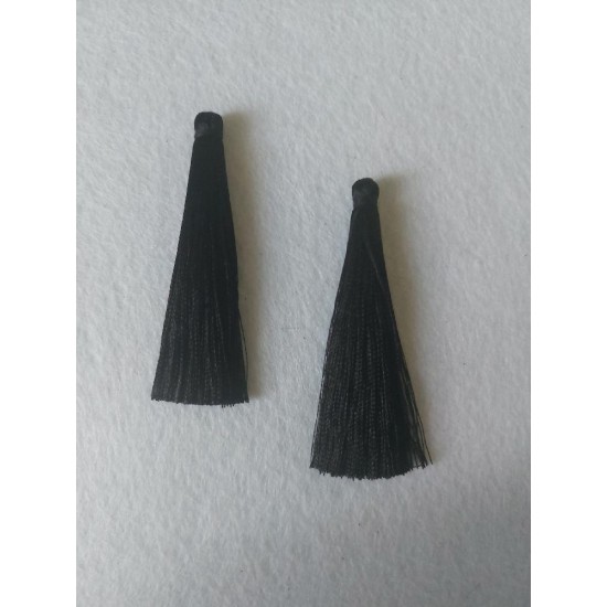 Кисточки декоративные 6,5 см цв.черный, цена за 1 шт